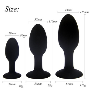 Hot anale Plug Butt Expander Sex Toys per coppie Gay allenamento anale con massaggio prostatico in Silicone e metallo prodotti sessuali - Product Image 2