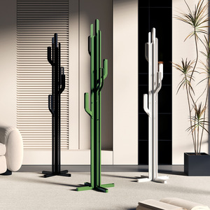 Cactus <b>Clothes</b> <b>Rack</b> 40x40x175 Metal Freestanding Coat <b>Rack</b> For Bedroom Living Room Contemporary Design - Product Image 2