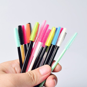 Disposable <b>Silicone</b> Mascara Wands Eyelash Applicator Eyebrow Brush for Lash Extension Makeup <b>Tool</b> Kit - Product Image 3