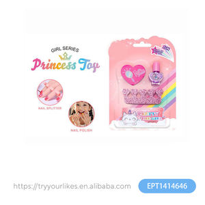 EPT Maison de jeu éducative <span class=keywords><strong>licorne</strong></span> pour filles: nouveau cosmétique, accessoires d'art d'ongle, peigne de couleur de visage avec sac à main - Product Image 4