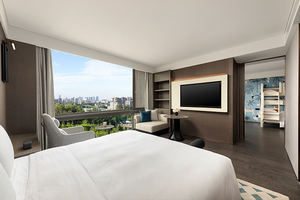 Usine directe personnalisée 3 4 <span class=keywords><strong>5</strong></span> étoiles hôtel appartement mobilier de chambre à coucher de luxe salon fournisseur de meubles pour hôtel - Product Image 5