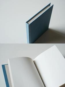 Vente en gros Carnet de notes A5 bleu à couverture rigide écologique minimal pour cadeau ou usage quotidien - Product Image 5