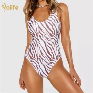 Yolife Custom logo Ladies <strong>Swimsuit</strong> Leopard Print Swimwear Women <strong>Anime</strong> Print <strong>Swimsuit</strong> - Product Image 1