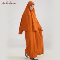 Aschulman personnalisé dernier modèle EID femmes musulmanes Abaya Ramadan Maxi vêtements islamiques modestes femmes Khimar Abayas
