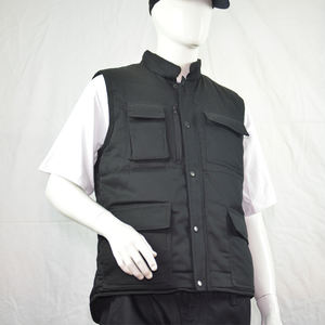 الرجال القطن قماش بلا أكمام العمل موحدة شبكة صيد السمك رخيصة الصحفي عامل فائدة سترة - Product Image 1