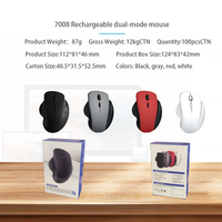 Logo personnalisé 2.4g USB + BT Souris silencieuse rechargeable sans fil pour ordinateur PC Bureau