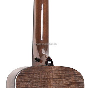 Professional 34-Inch Solid Maple Acoustic Guitar with 6 <b>Strings</b> Gloss Made in China - Product Image 4