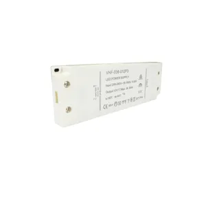 Super mince 12v 24v 3a/1.5a led transformateur pilote 36w 3 ampères alimentation étanche ip65 ip44 pour congélateur