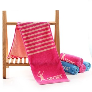 Tinh khiết bông màu dệt thể thao Khăn mềm mại và nước Thấm Cầu lông tập thể dục khăn - Product Image 5