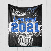 Couverture polaire personnalisée NFL en gros à bas prix, imprimée avec logo scolaire, couverture douce pour cheerleading