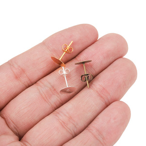 Metal Butterfly <b>Earring</b> <b>Posts</b> And Studs Set For Jewelry Making KC Gold Antique Bronze Silver Plated Iron Findings - Product Image 5