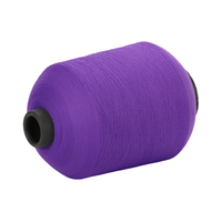 Nouveau produit Dope teint haute élasticité recyclé Polyester DTY fil 75D/36F fil de polyester pour le tricot