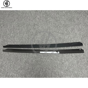 Jupes latérales de pare-chocs en fibre de carbone pour Audi R8 V10 2016-2018, jupes latérales étendues en carbone, pièces de kit carrosserie - Product Image 2
