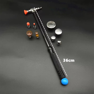 Outil de réparation des bosses de voiture, marteau en acier inoxydable pour le nivellement de la tôle, restauration des données, sans mastic, noir, OLIVER, ajustement universel - Product Image 1