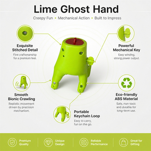Giocattoli Meccanici Promozionali per Bambini: Fantasma Strisciante in Plastica, Antistress, Divertente e con Movimento a Carica Manuale - Product Image 6