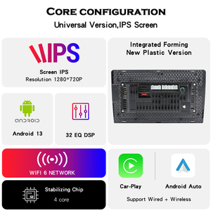9 inch 2 din 2 + 32GB 64GB xách tay MP5 màn hình stereo CD Android Carplay đài phát thanh xe DVD Player - Product Image 6