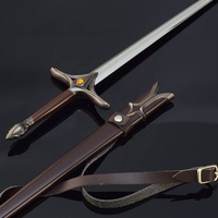 Film magique Le Seigneur des Anneaux Personnage Galadriel Équipement Exclusif Métal Artisanat Épée Porte-clés Cadeau En Alliage De Zinc 22cm