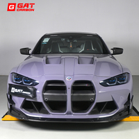 Diffuseur avant en fibre de carbone sèche style R44 SP2, lèvre inférieure de pare-chocs, état neuf pour kit carrosserie BMW M3 M4 G80 G82 2021+