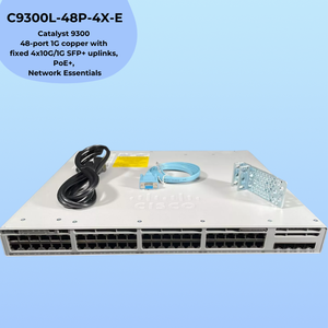 For C9300L-48P-4X-E 48-Port Gigabit <b>Ethernet</b> <b>Switch</b> PoE+ 4x10G SFP+ Uplinks SNMP QoS Functions Managed Stackable <b>Switch</b> - Product Image 5