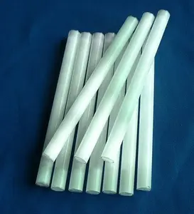 Wholesale Customized Anti-corrosive Milky Quartz Glass Tubes For Tube Furnaces Translucent Quartz Glass Tubes