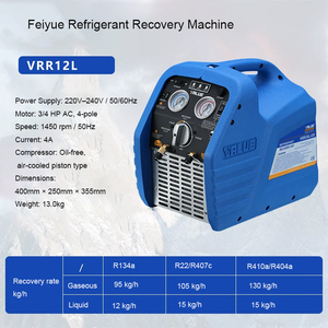 Máquina de Recuperación de Refrigerante Feiyue (VRR12L VRR24L VRR24C VRR24M-C) Unidad de Recuperación de Refrigerante para Sistemas de Aire Acondicionado Automotriz - Product Image 3