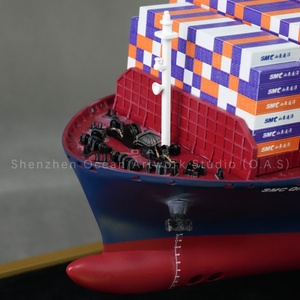 O.A.S 制造商手工船舶模型 高档商务礼品 货运船模型 定制 100 厘米集装箱船模型 - Product Image 2