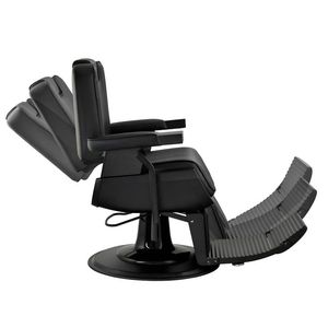 Sillón de Barbería Clásico Gris, Exclusivo para Barberías, Muebles de Peluquería y Salón de Belleza, Sillas de Barbería para Barbería - Product Image 4