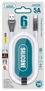 Cable de carga USB tipo C Jokade de 1 m con carga rápida para teléfono y tableta - Product Image 3