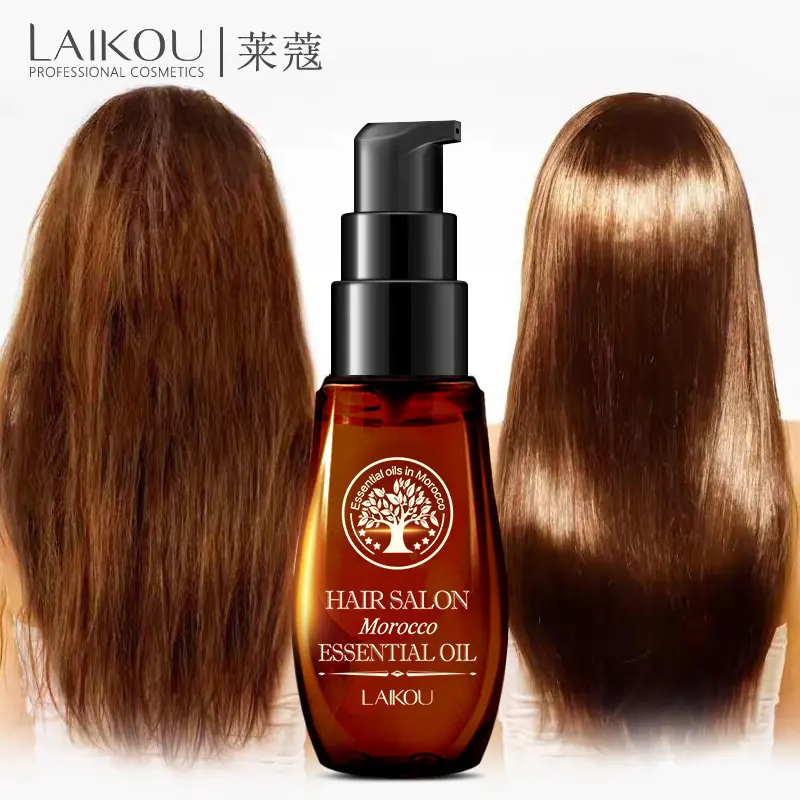 Marokko Arganöl Haarpflege Essenz Reparatur Trocken schaden Haar behandlung Kosmetik Keratin Nähren Kopfhaut Glycerin Nussöl 60ml