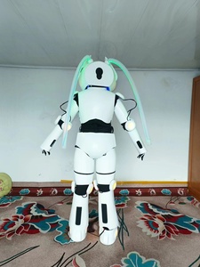 Costume de robot LED qui brille dans le noir, tenue de scène pour boîte de nuit, costume d'astronaute pour soirée dansante avec lumières LED - Product Image 2