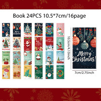 Ensemble de carnets spirales style dessin animé thème Noël, papier 70g, mini-agenda pour étudiants, journal d'écriture portable, vente en gros B2B