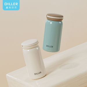 DILLER多功能口袋瓶SUS316不锈钢真空保温水瓶便携式防漏不倒翁 - Product Image 2
