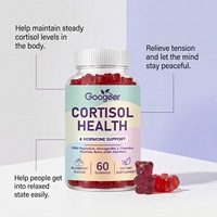 Gummies Premium pour la Santé du Cortisol avec Magnésium, Ashwagandha et Saveur Myrtille pour Adultes – Soutien Nutritionnel Quotidien pour l'Hormone du Stress