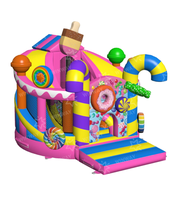 Parcours d'obstacles gonflable commercial Monstre Sucré, Aire de jeux gonflable pour enfants pour événements et locations de fêtes