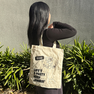 Sac fourre-tout épais de qualité supérieure pour femmes, personnalisable avec un design de dessin animé, en toile de coton de haute qualité, certifié GOTS, sac de shopping - Product Image 4