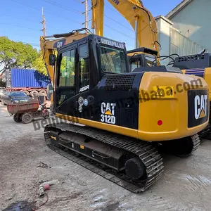 Caterpillar CAT 312D Excavadora de segunda mano de 12 toneladas Maquinaria de construcción usada de Japón original a precio barato