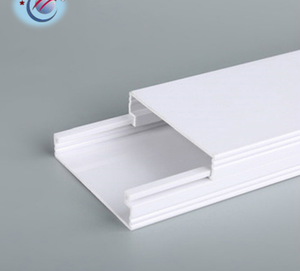Guaina per Cavi in PVC Bianco Solido, Canalina per Gestione Cavi con Fessure - Product Image 1