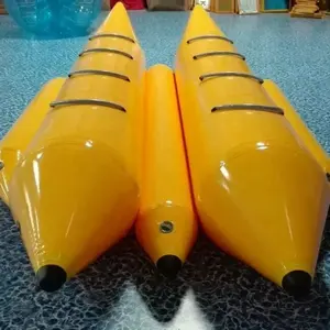 Lona inflable de PVC, bote de plátano de doble línea, alta calidad