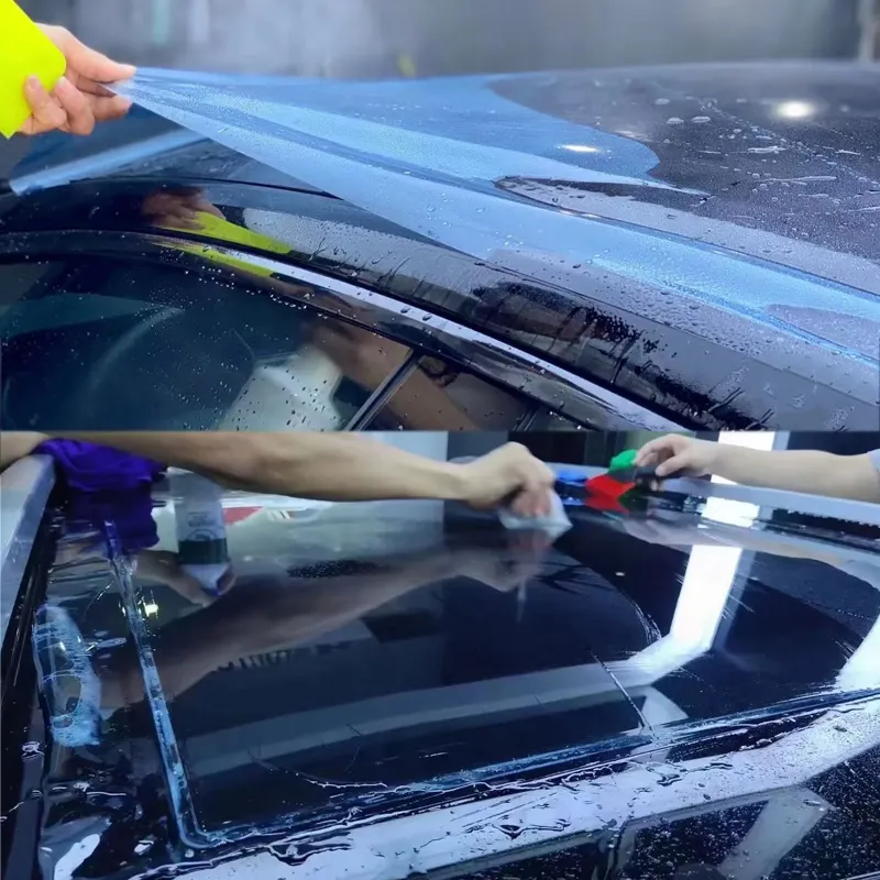 NUYAO Car Sunroof Protective TPU Armor Anti-smashing Block Heat Screen Protector Film Car Skylight Window Paint Protection Film