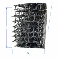 Plancher en treillis métallique galvanisé ignifuge Zhenpeng TD5-220 pour bâtiment commercial et bureau