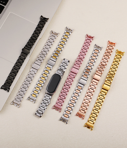 <span class=keywords><strong>Correa</strong></span> Metálica para Xiaomi <span class=keywords><strong>Mi</strong></span> <span class=keywords><strong>Band</strong></span> 10 9 8, <span class=keywords><strong>Correa</strong></span> de Acero Inoxidable Cómoda para Miband 10 9 8, Brazalete de Repuesto - Product Image 3