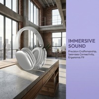 Headset Gaming Nirkabel B30 Over-ear Lintas Batas untuk 5.3, Suara Stereo, Peredam Kebisingan Aktif (ANC)