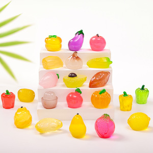 Miniatures de légumes et de fruits en résine, décoration artisanale, mini paysage, ornement d'aquarium, <span class=keywords><strong>jardin</strong></span> féerique, terrarium, modè<span class=keywords><strong>le</strong></span> de diorama - Product Image 1