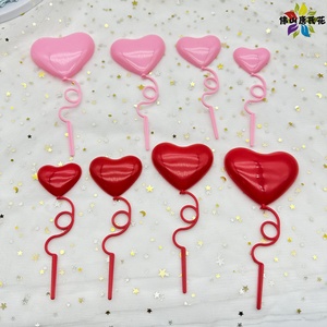 <span class=keywords><strong>Carte</strong></span> de ballon d'amour en plastique pour la Saint-Valentin Les <span class=keywords><strong>amoureux</strong></span> de Tanabata expriment une décoration de fête d'anniversaire en forme de coeur 2024 - Product Image 6