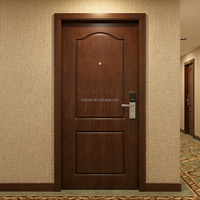 Porte intérieure en bois insonorisée, résistante au feu UL 20 min, pour appartement aux États-Unis, STC 40, porte acoustique à âme pleine en bois massif pour chambre à coucher