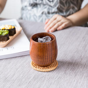 Nouvelle Tasse à Thé Japandi Mignonne en Bois de Jujube, Grande Capacité, Écologique, pour Boissons Chaudes ou Froides - Product Image 2