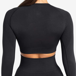 Conjunto de Yoga sin Costuras para Mujer, Leggings de Cintura Alta, Sujetador Deportivo, Ropa Deportiva para Gimnasio - Product Image 4