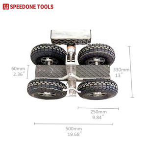 Chariot industriel de transport de dalles en aluminium pour équipement de manutention et transfert sécurisé - Product Image 4