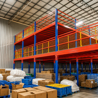 Système d'étagères de stockage industriel en acier pour entrepôt, installation rapide, étagères de mezzanine, fournisseur d'usine