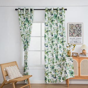 Produttore fornitore <span class=keywords><strong>tenda</strong></span> <span class=keywords><strong>da</strong></span> <span class=keywords><strong>sole</strong></span> camera <span class=keywords><strong>da</strong></span> letto soggiorno poliestere stampato tende <span class=keywords><strong>da</strong></span> finestra in velluto <span class=keywords><strong>verde</strong></span> - Product Image 5